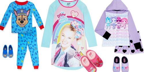 Kids Pajama Sets w/ Slippers from $5.70 on Walmart.online (Regularly $19+)