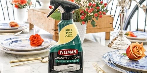 Weiman Granite & Stone Cleaner Only $4.64 on Target.online | Kills 99.9% of Germs & Bacteria