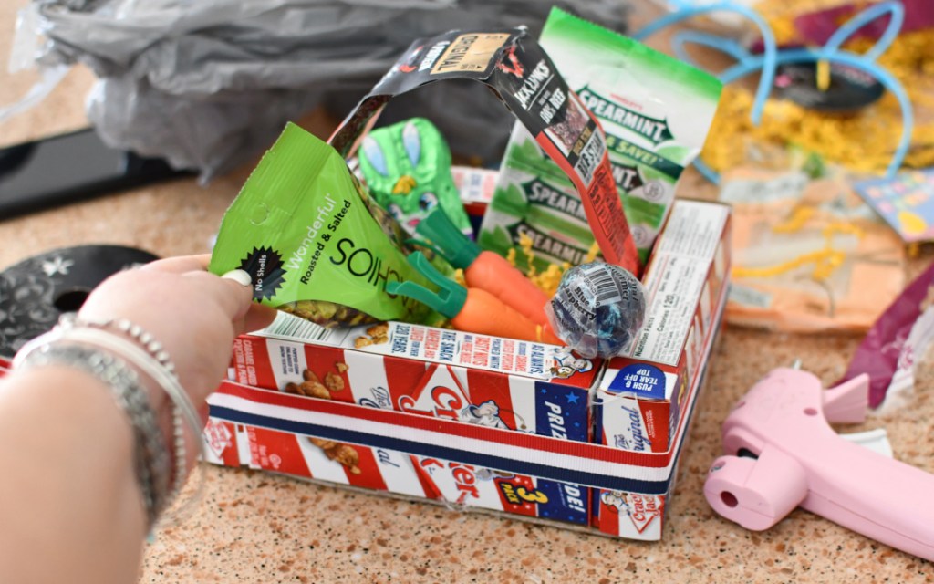 cracker jack easter basket diy