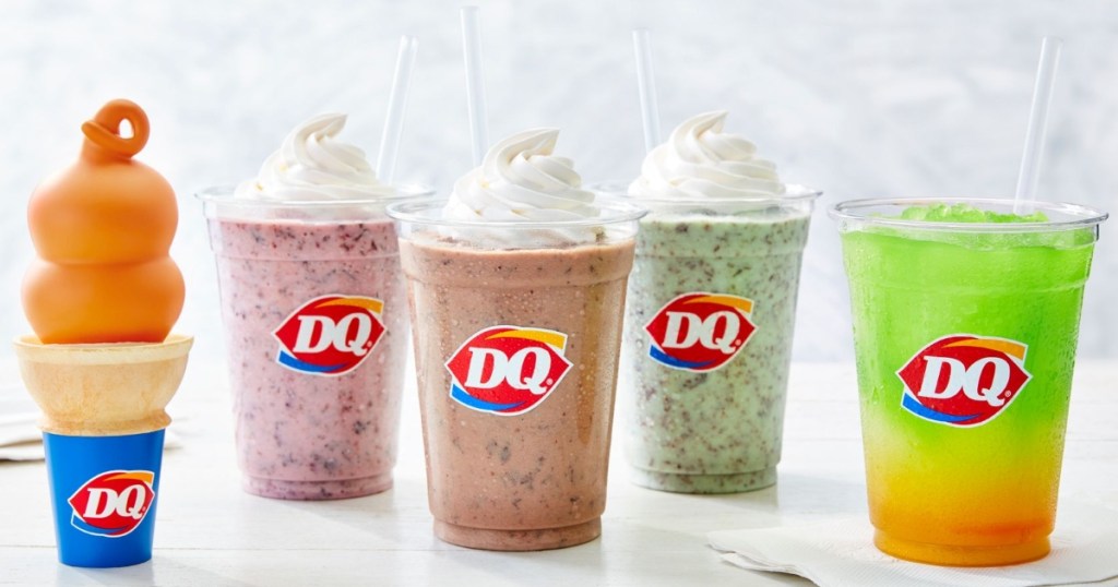 frozen treats from Dairy Queen