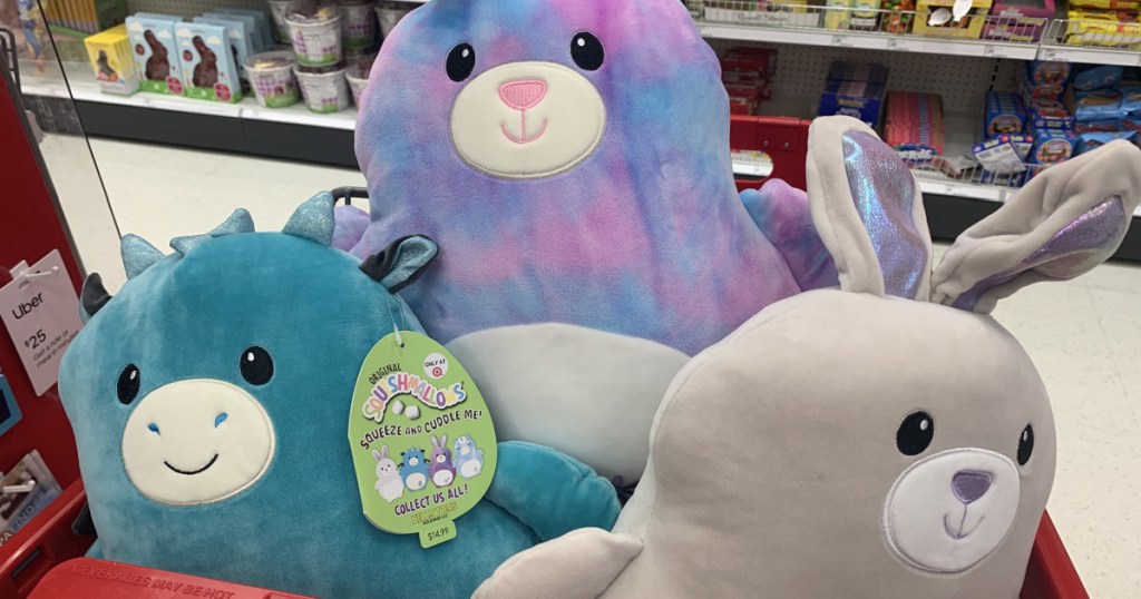 easter squishmallows in cart