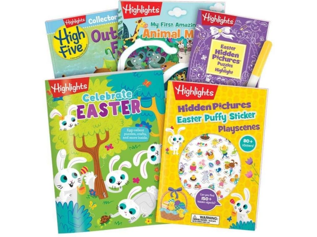 Highlights Easter book and magazines