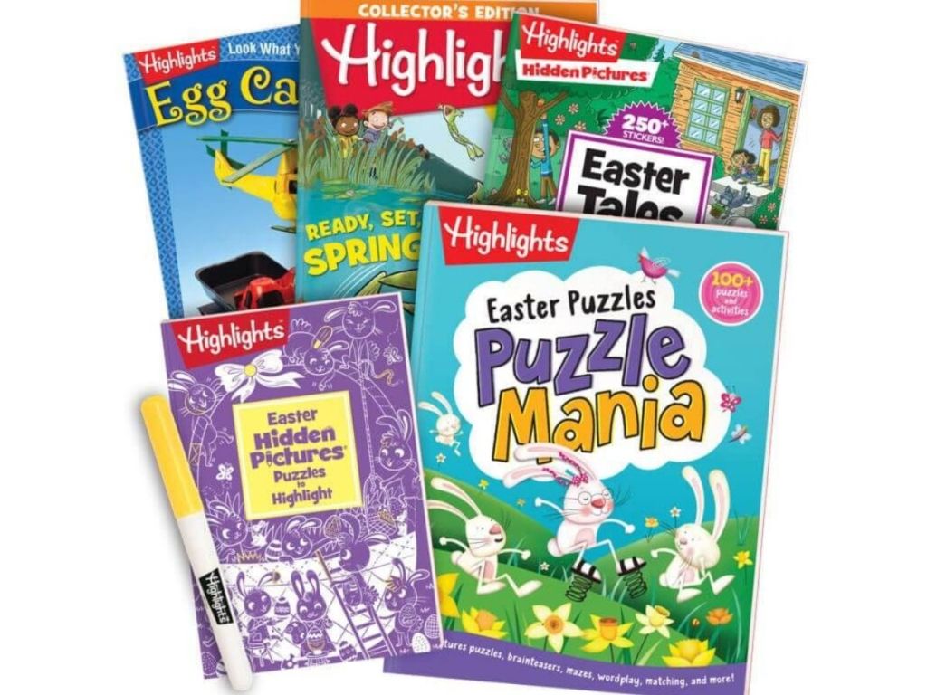 Highlights Easter magazines and books