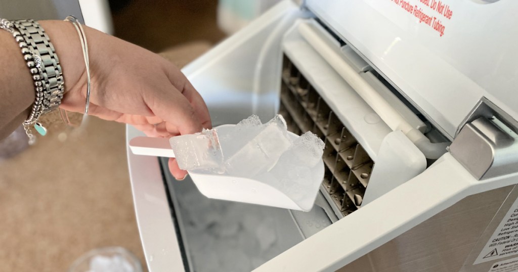 ice scoop with countertop ice maker