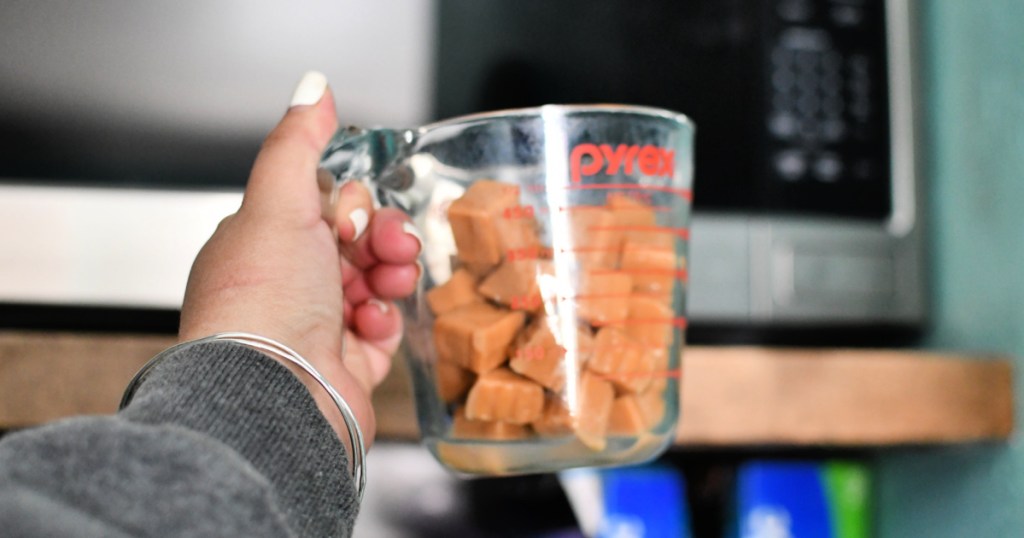 microwaving caramel candies