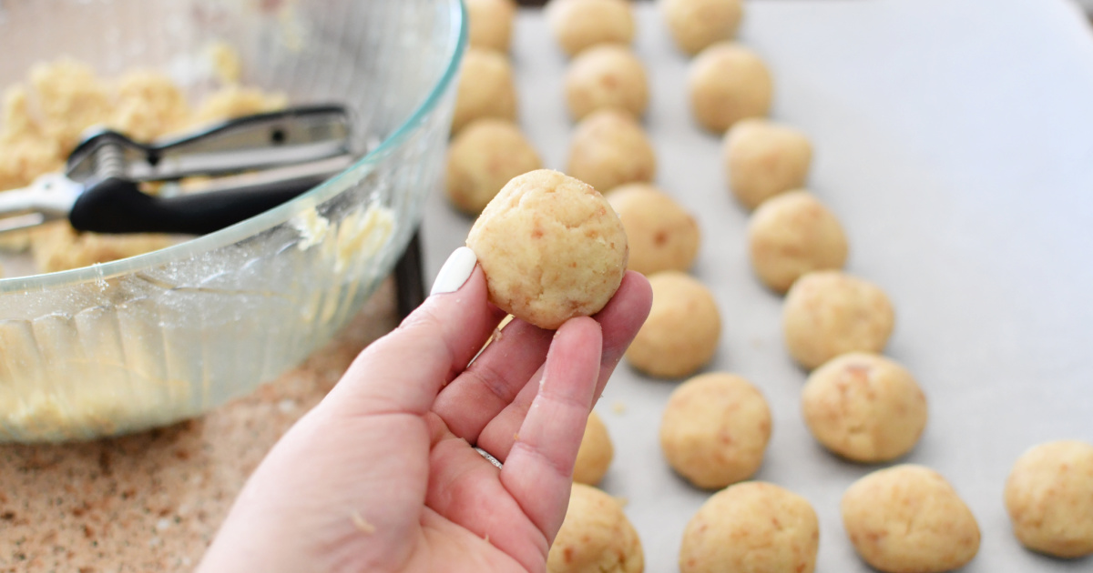 rolling cake balls