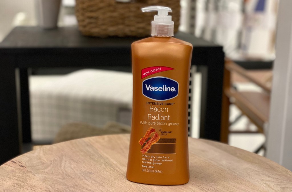 vaseline bacon lotion april fools prank