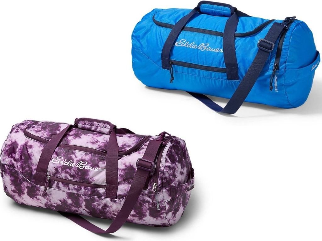 Two Eddie Bauer Duffel bags