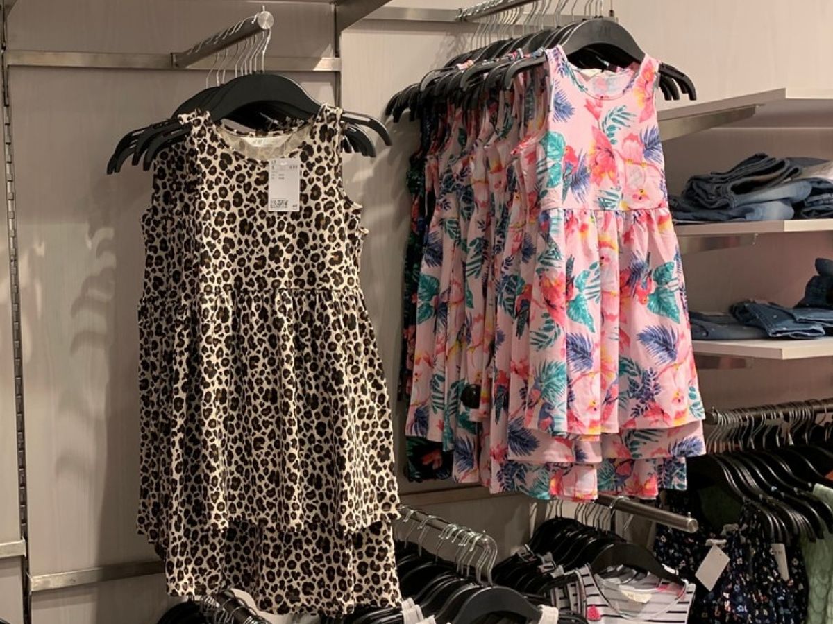 H&M Girls Patterned Dresses