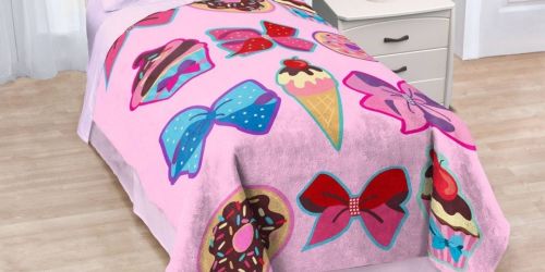 JoJo Siwa Blanket Only $14.99 on Target.online (Regularly $25) + 50% off More Kids Bedding