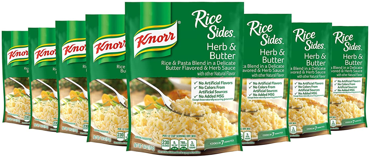 8 packets of rice side dish