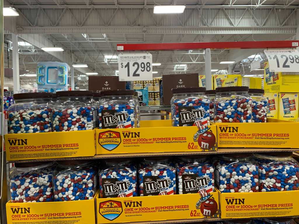 Sam's Club Patriotic M&Ms