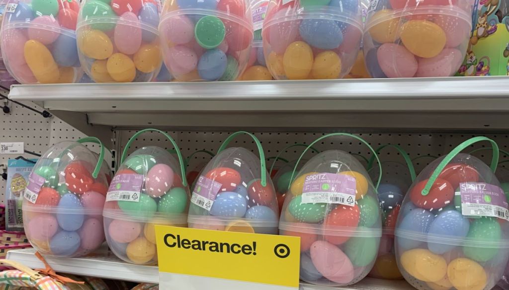 plastic eggs at Target