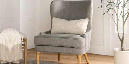 Threshold Wingback Chair Only $165 Shipped on Target.online (Regularly $300)