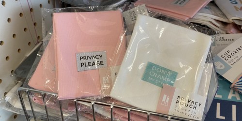 Privacy Pouches Only $1 at Target | Great for Tweens & Teens