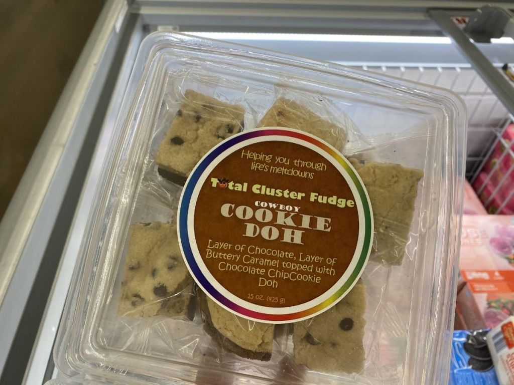 Total Cluster Fudge cowboy cookie doh