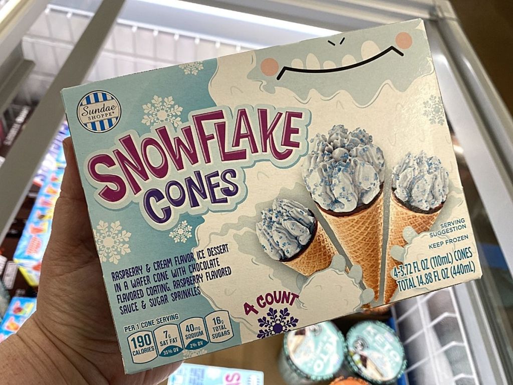 Sundae Shoppe Snowflake Cones