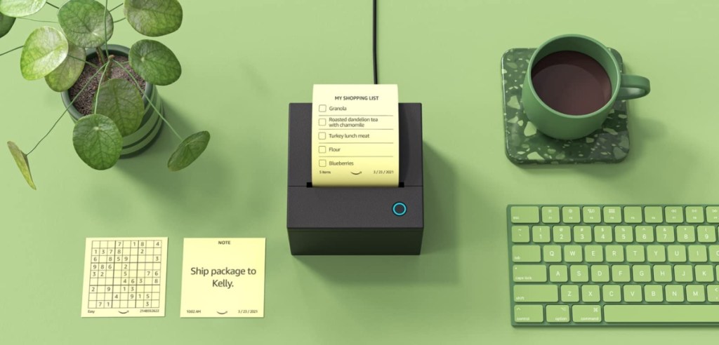 sticky note printer