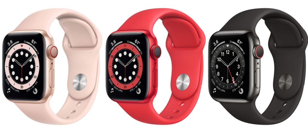 three colors apple watch 66