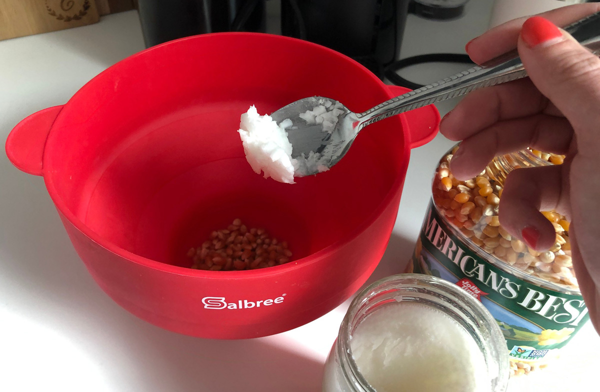coconut oil popcorn popper