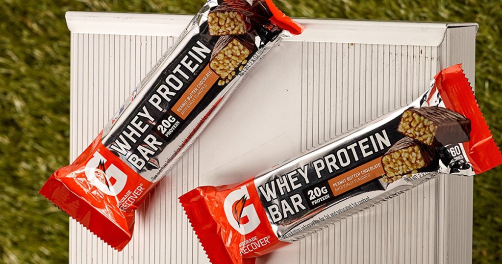 2 gatorade whey protein bars