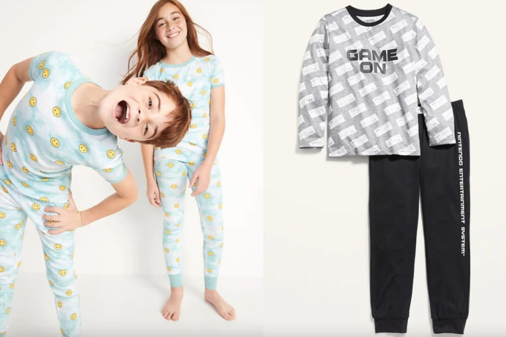 old navy kids pajamas