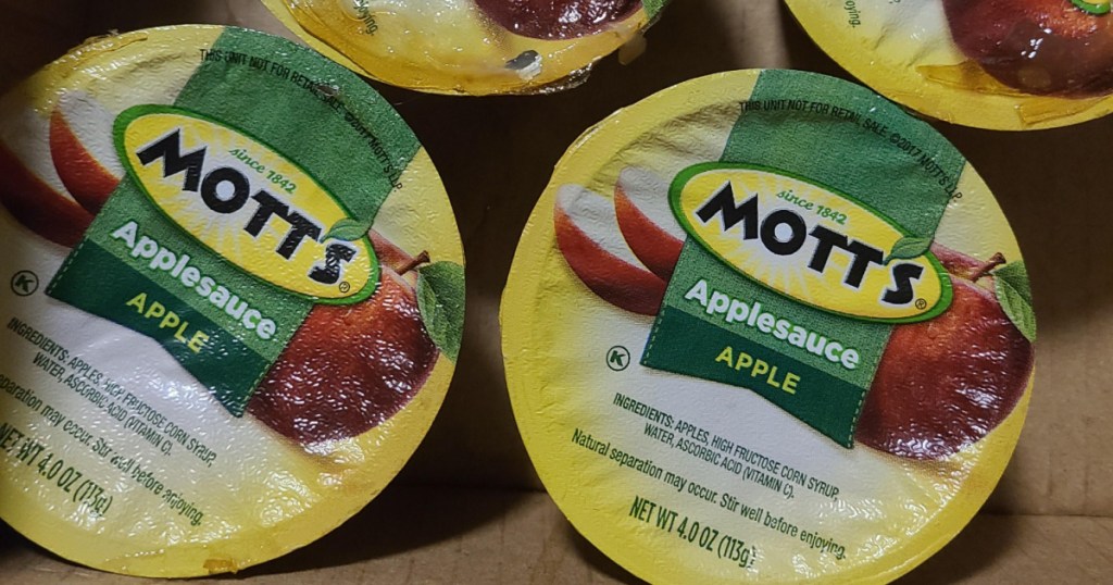 motts applesauce cups