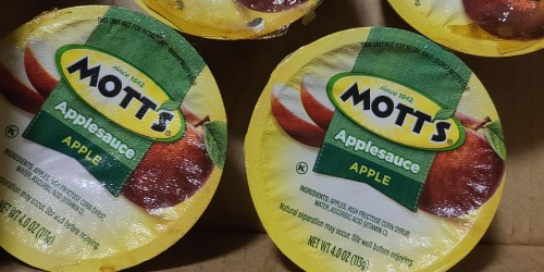 Mott’s Applesauce Cups 18-Count Box Only $3.59 Shipped on Amazon