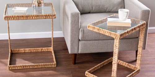 Trendy Rattan Side Tables Just $80.75 Each Shipped on Target.online