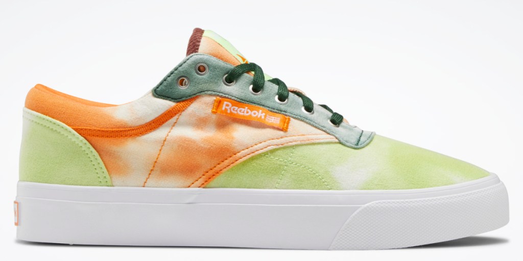 reebok green tie dye shoe