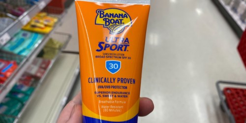 Better Than Free Banana Boat Sport 3oz Sunscreen After Cash Back at Target