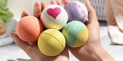 Bath Bomb 12-Piece Gift Set Only $13 on Amazon | Handmade w/ Organic Ingredients