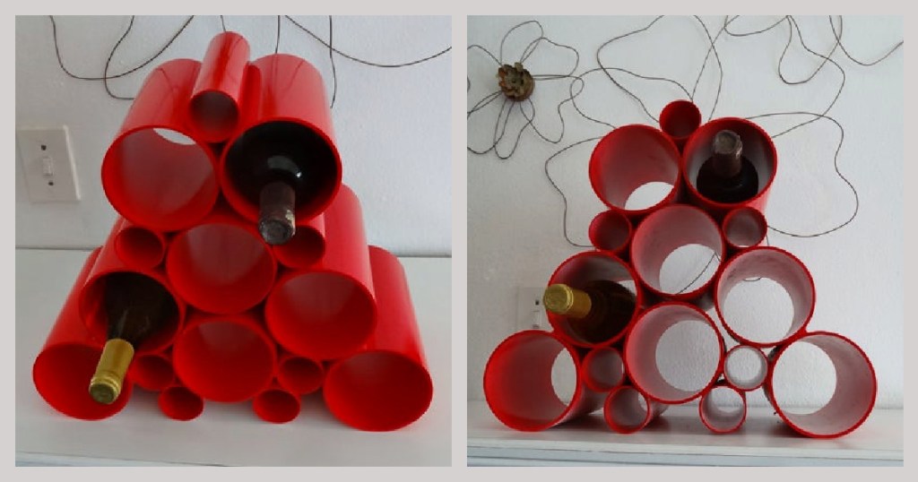 red wine rack