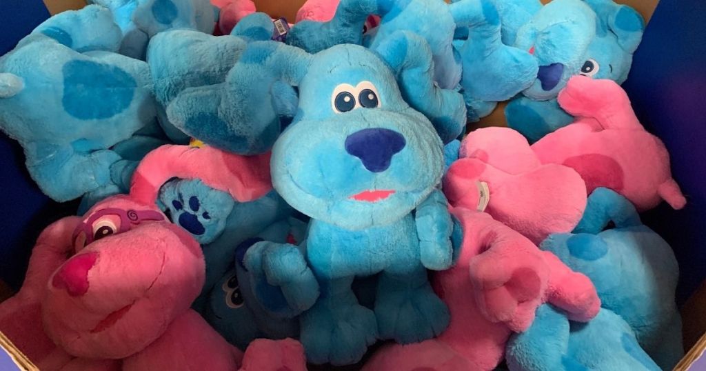 Blues Clues Jumbo Plush in clearance box at Sam's Club