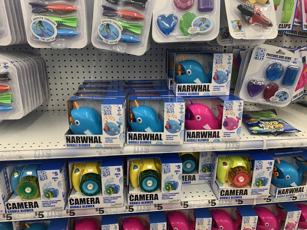 Bubble Blower on store shelf