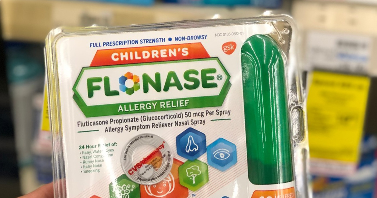 children's allergy spray in store