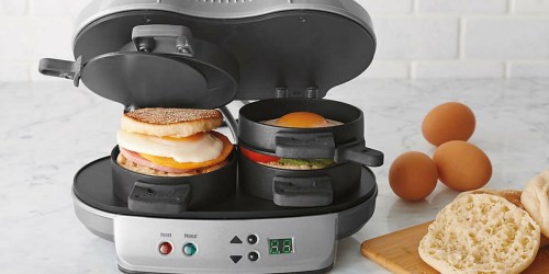 Hamilton Beach Dual Breakfast Sandwich Maker Only $29.99 Shipped on Amazon (Regularly $40)