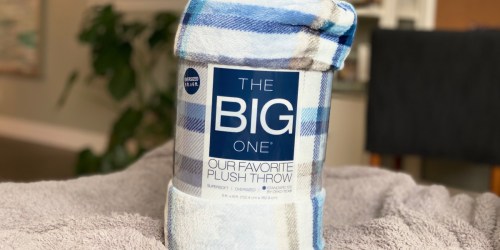 The Big One Oversized Supersoft Plush Throws Only $10 on Kohls.online (Regularly $30)