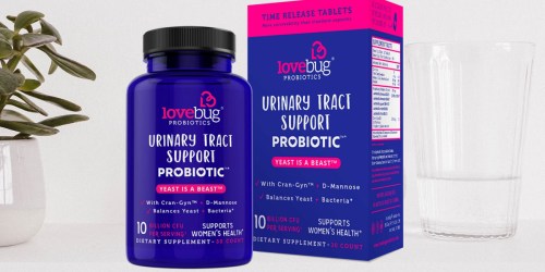 Lovebug Women’s UTI Support Probiotics 30-Count Bottle Just $7.98 Shipped on Amazon