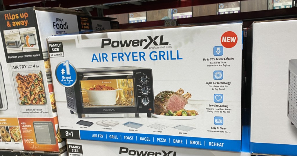 PowerXL Air Fryer Grill on pallet in Sam's Club