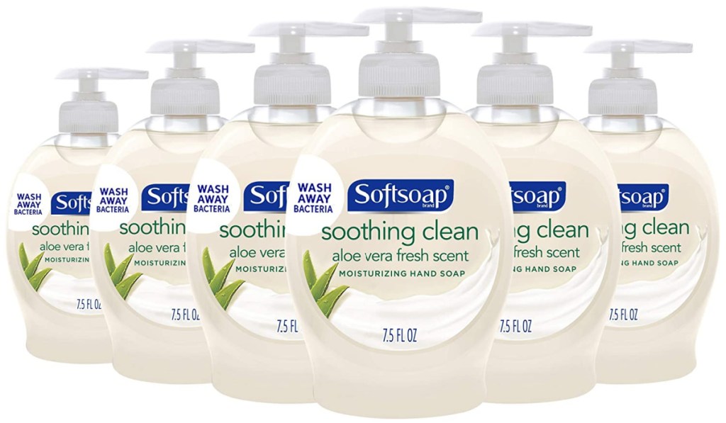 aloe vera hand soap six pack