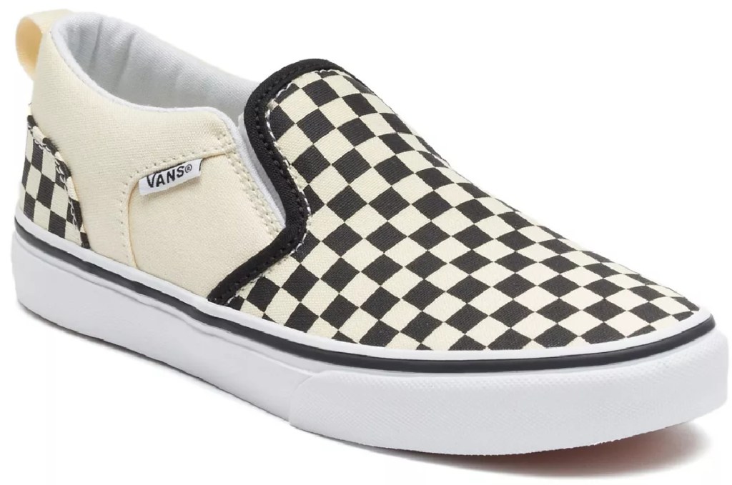 kids checkered skater shoes