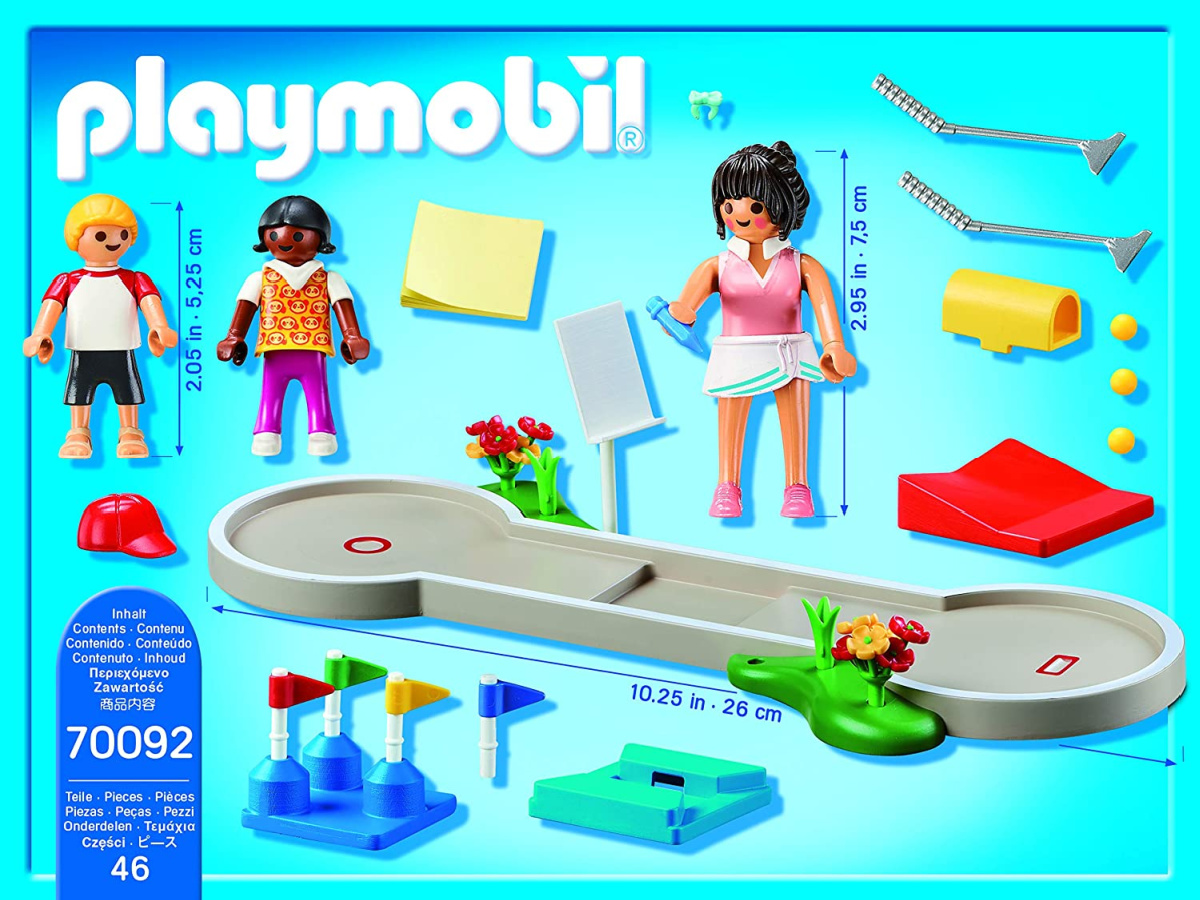 playmobil mini golf