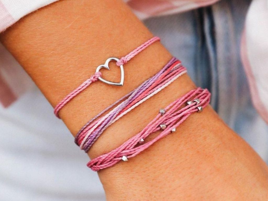 pura vida bracelets on wrist