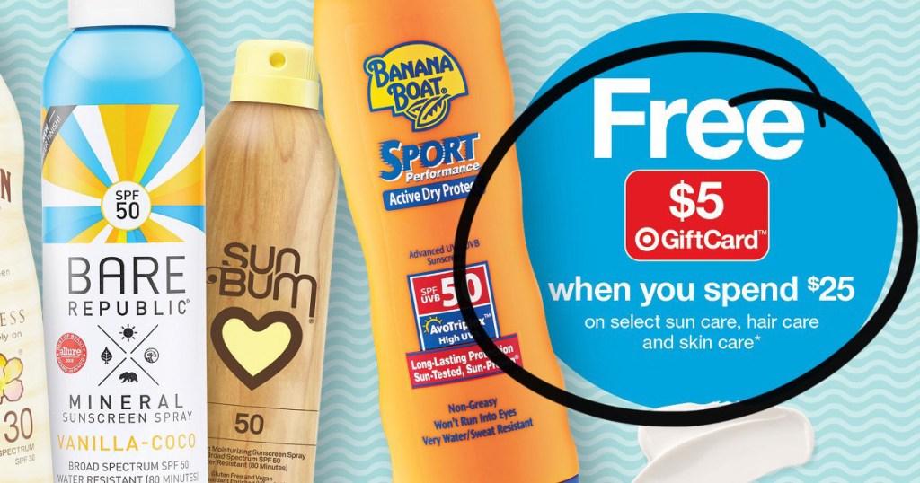 target sunscreen