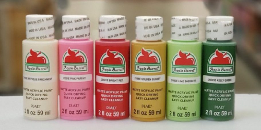 Apple Barrel Acrylic Paint Only 58¢ Shipped on Amazon (Tons of Colors!)