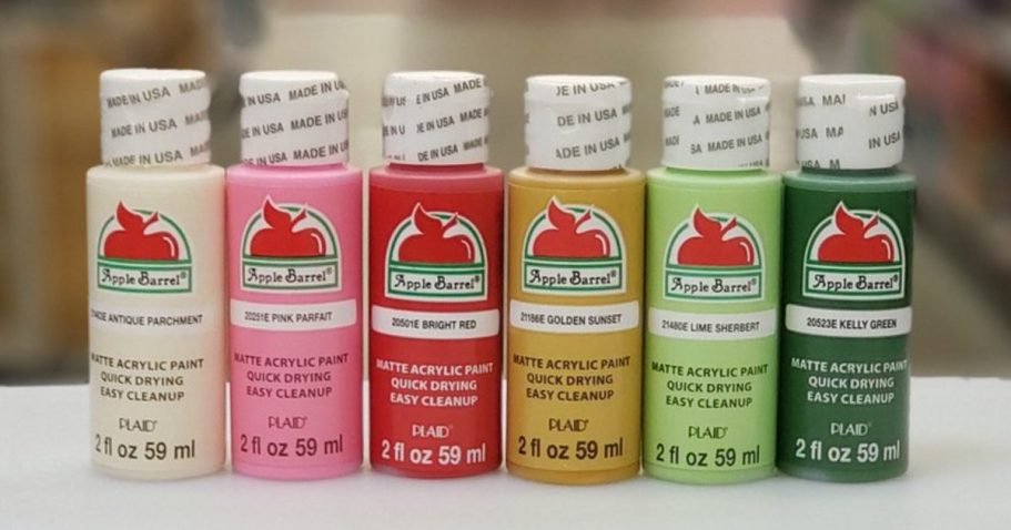 Apple Barrel Acrylic Paint Only 58¢ Shipped on Amazon (Tons of Colors!)