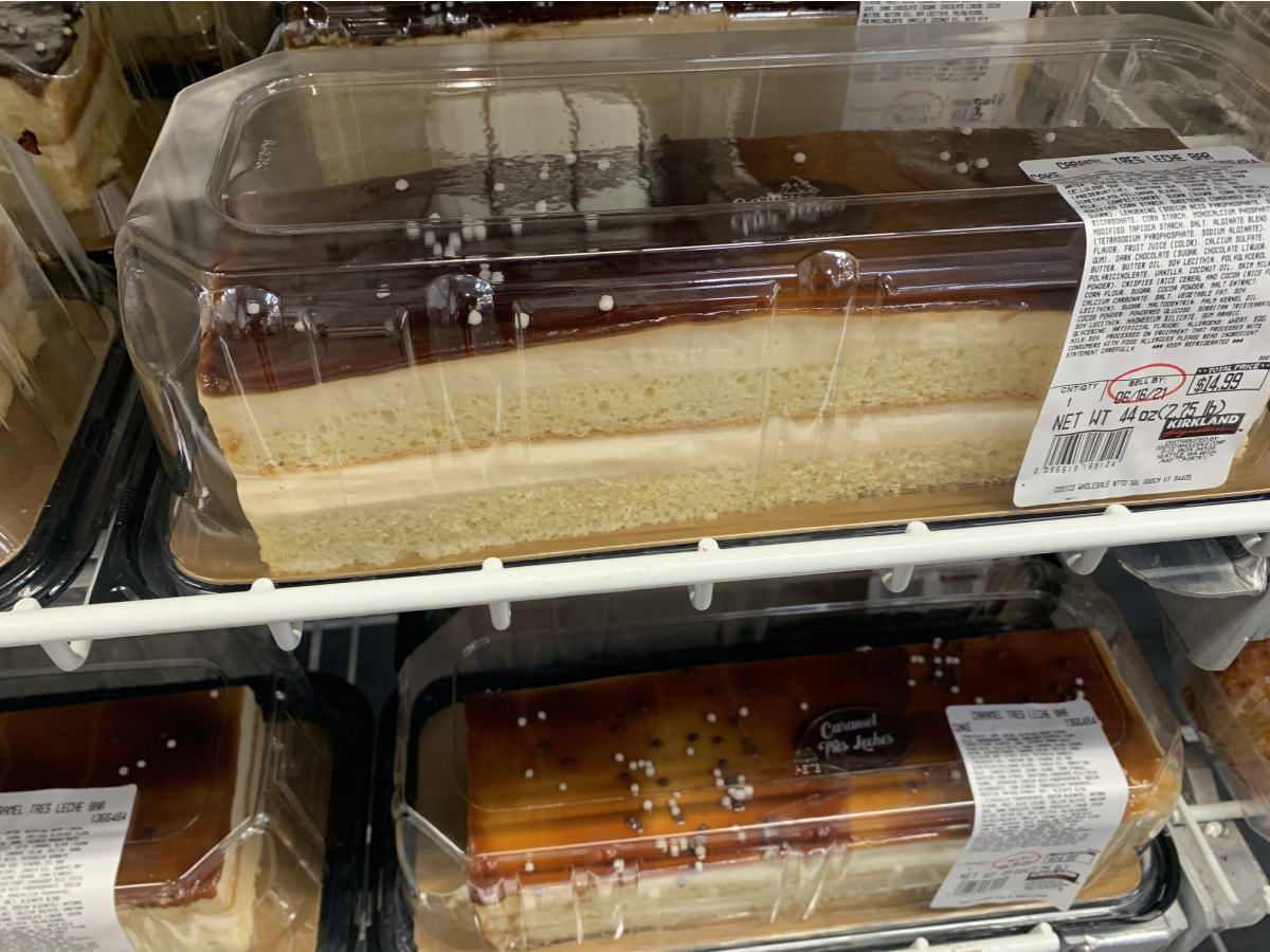 Tres Leche cake at Costco