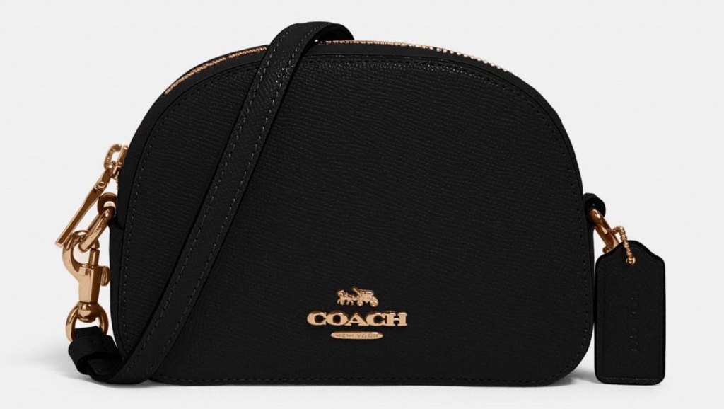 mini black coach crossbody bag