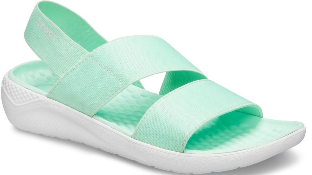 mint and white sandal